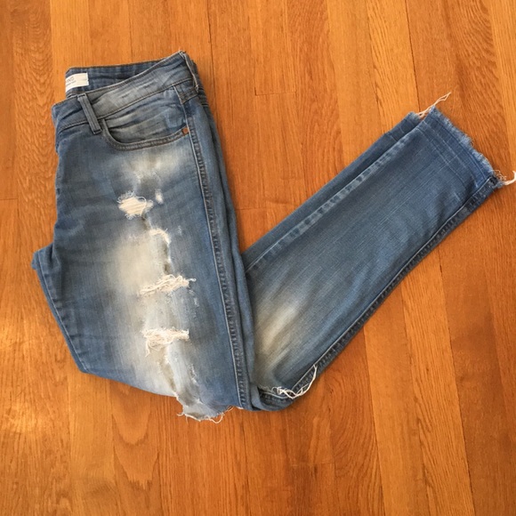 MNG Distressed Jeans Size US 8 EUR 40 - Picture 5 of 5